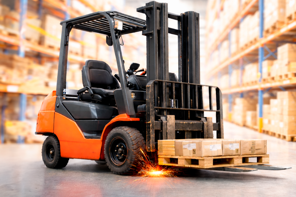 Operaciones con carretillas elevadoras retráctiles y trilaterales. Perfeccionamiento