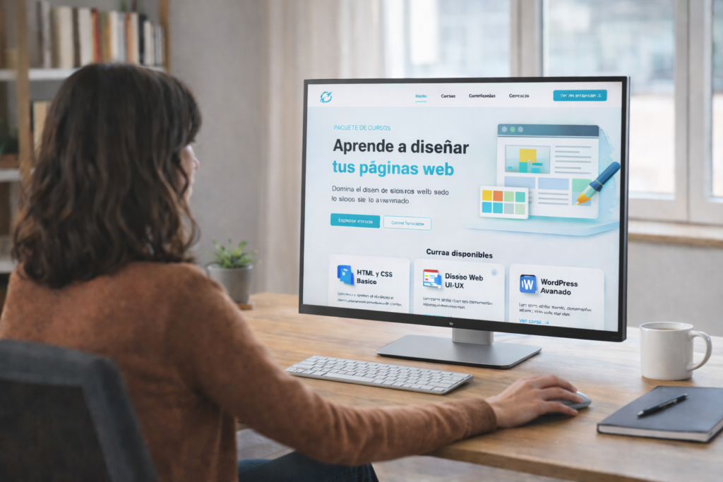 Aprende a diseñar tus páginas web